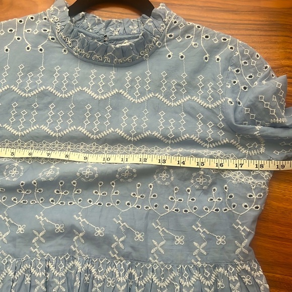 NWT Urban Outfitters Embroidered Eyelet blouse - Picture 8 of 11